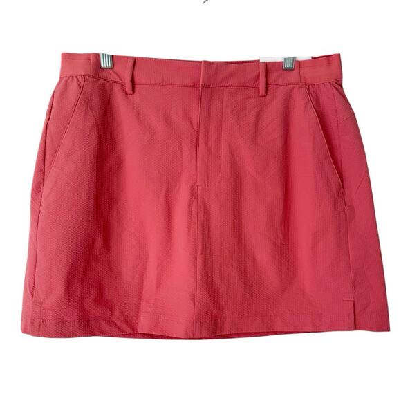 Walter Hagen Dresses & Skirts - NWT Walter Hagen Clubhouse 16” Seersucker Skort Size 12 Pink Rouge